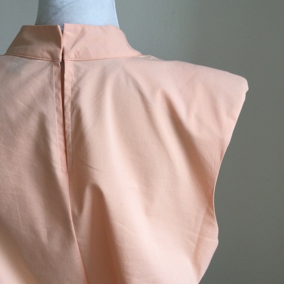 EXPRESS Blouse Sleeveless Shirt Waist Tie Size L - Picture 4 of 6